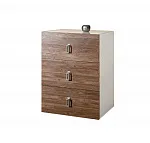 Комод Bogemia Fly Wood Fa (Слоновая кость) (Lakobel/Хром) БМКМ-1(Fly)