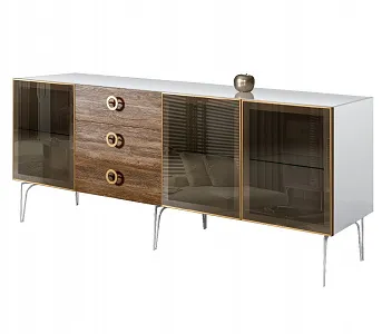 Мебель Bogemia Wood Fi (Белый/Золото)