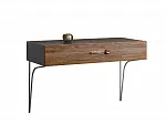 Стол туалетный (консоль) Bogemia Wood Wo (Серый) (Lakobel/Золото) БМСТ-1(Wo)