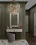 Прихожая Bogemia-Farfalle (Novabuk/Золото) 1