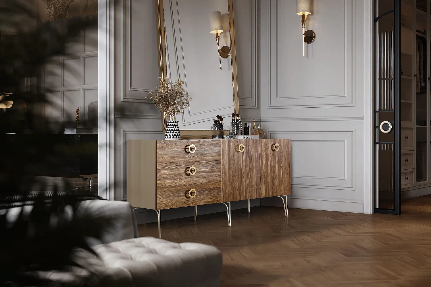 Спальня Bogemia Wood Fi (Золото) 3