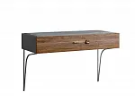 Стол туалетный (консоль) Bogemia Wood Wo (Серый) (Novabuk/Золото) БМСТ-1(Wo)