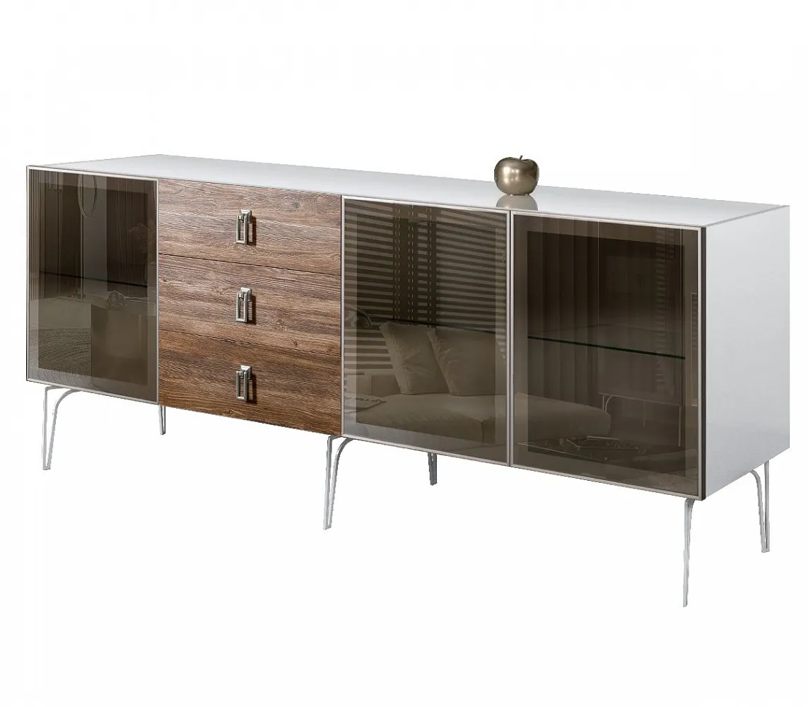 Bogemia Wood Fa (Белый/Хром)