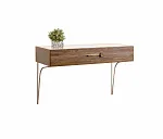 Стол туалетный (консоль) Bogemia Wood Wo (Ваниль) (Lakobel/Золото) БМСТ-1(Wo)