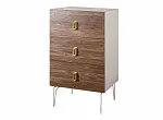 Комод Bogemia Wood Fa (Слоновая кость) (Novabuk/Золото) БМКМ-1(Wo)