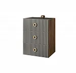 Комод Bogemia Woodline Fly Fi (Серый) (Lakobel/Золото) БМКМ-1 (Woodline)(Fly)