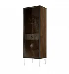 Витрина Bogemia Woodline Fi (Белый/Хром) БМВ1-1С