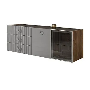 Мебель Bogemia Woodline Fly Fi (Серый/Хром)