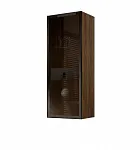 Витрина Bogemia Woodline Fa (Серый/Черный) БМВ1-1С (Woodline)(Fly)