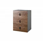 Комод Bogemia Fly Wood Fa (Серый) (Novabuk/Черный) БМКМ-1(Fly)