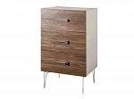 Комод Bogemia Wood Wo (Слоновая кость) (Novabuk/Хром) БМКМ-1(Wo)
