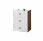 Комод Bogemia Woodline Fly Fi (Белый) (Lakobel/Золото) БМКМ-1 (Woodline)(Fly)