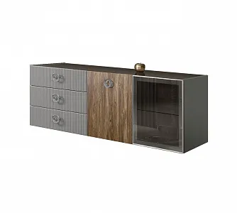 Мебель Bogemia Fly Wood Fi (Серый/Хром)