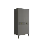 Шкаф-пенал Римини СОЛО (серый золото)