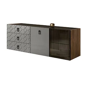 Мебель Bogemia Woodline Fly Fa (Серый/Черный)
