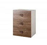 Комод Bogemia Fly Wood Fi (Слоновая кость) (Novabuk/Хром) БМКМ-1(Fly)