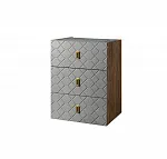Комод Bogemia Woodline Fly Fa (Серый) (Novabuk/Золото) БМКМ-1 (Woodline)(Fly)