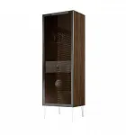 Витрина Bogemia Woodline Fa (Белый/Хром) БМВ1-1С