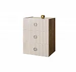 Комод Bogemia Woodline Fly Fi (Слоновая кость) (Lakobel/Хром) БМКМ-1 (Woodline)(Fly)