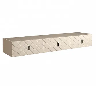 Тумба телевизионная 2,1м Bogemia Fly Farfale (Слоновая кость) (Novabuk/Черный) БМТ-2(Fly)