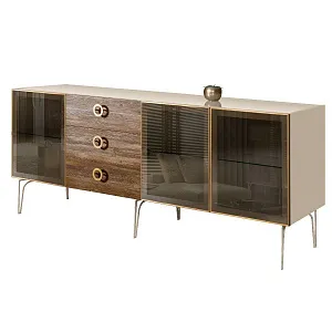 Мебель Bogemia Wood Fi (Ваниль/Золото)