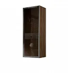 Витрина Bogemia Woodline Fa (Серый/Хром) БМВ1-1С (Woodline)(Fly)