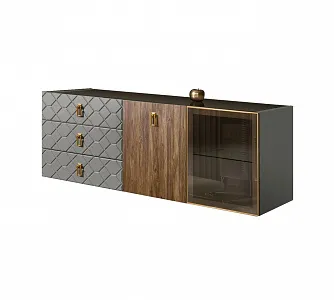 Мебель Bogemia Fly Wood Fa (Серый/Золото)