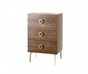 Комод Bogemia Wood Fi (Ваниль) (Novabuk/Золото) БМКМ-1(Wo)