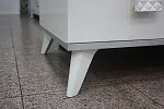 Комод узкий Диора слоновая кость/серебро ДКМ-2